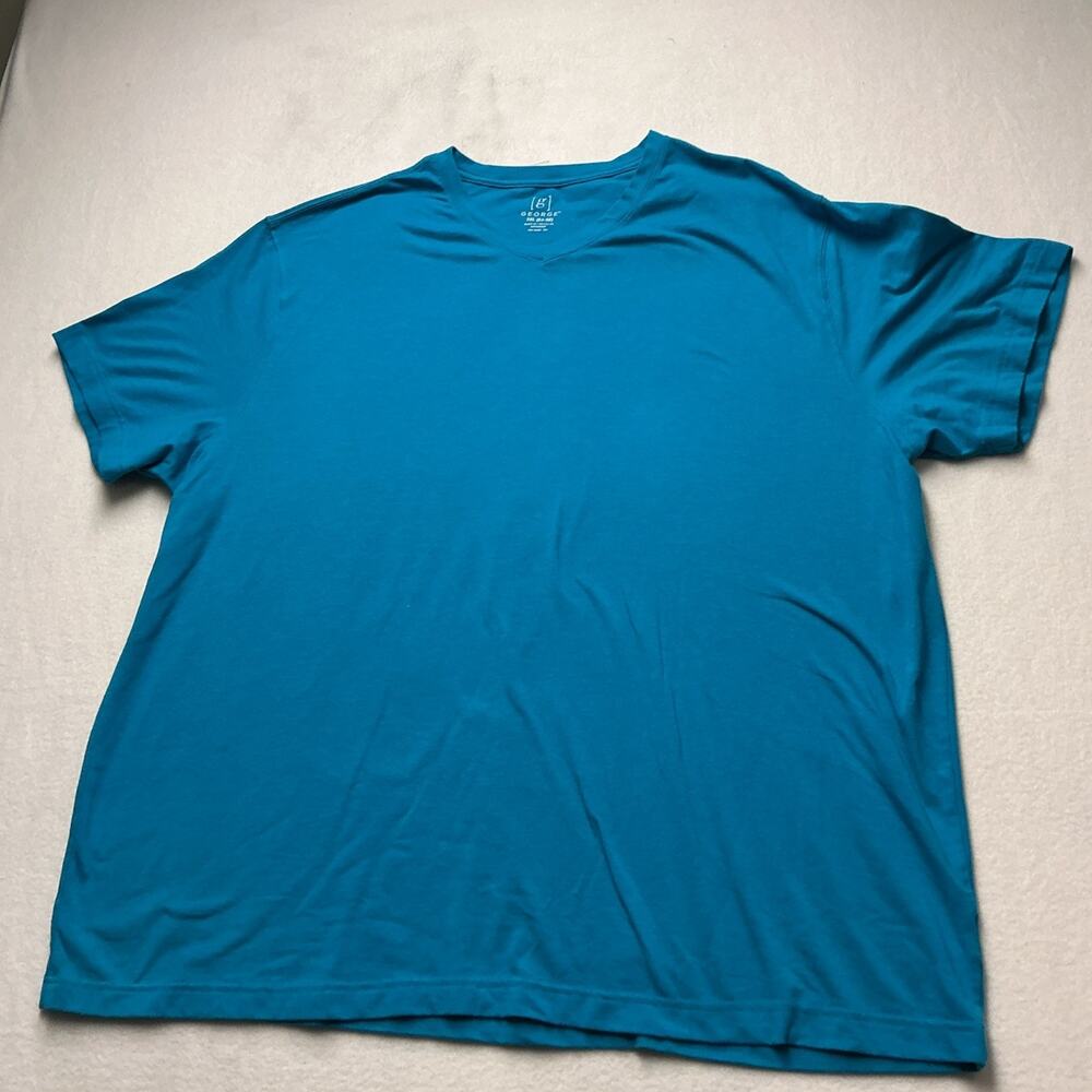 george mens t shirts Size XXXL aqua blue short sleeve Excellent Condition 4149